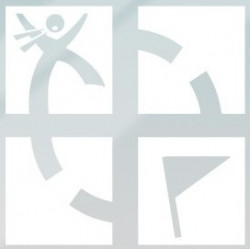 Logo GS na sklo