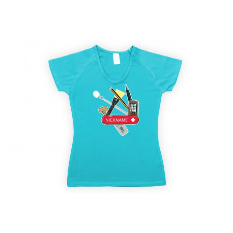 Tričko Swiss geo dámské