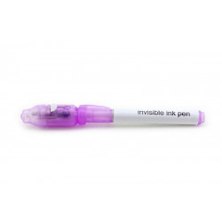 Pero s neviditelným inkoustem + UV svítilna